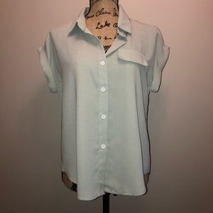 Button down tee